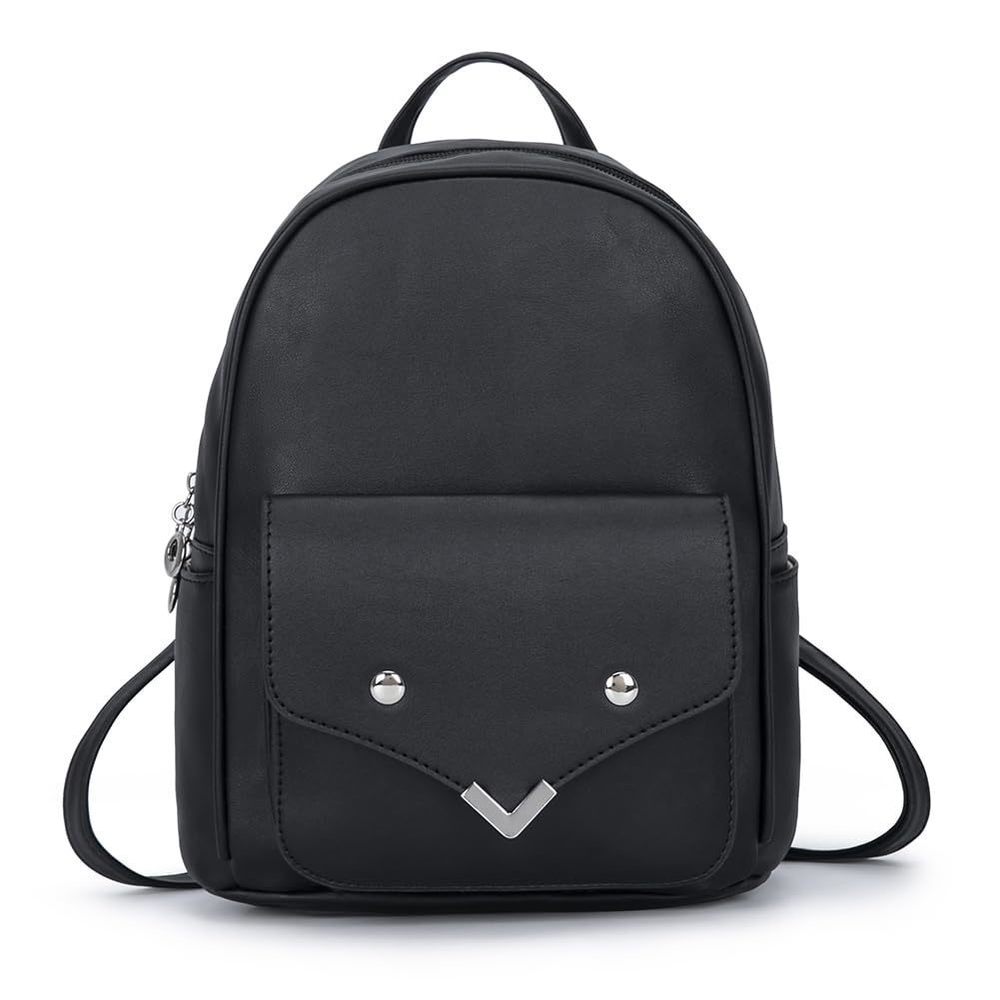 Fashion Backpacks Teenage Girls Purses Pu Leather Fox Black ^_^